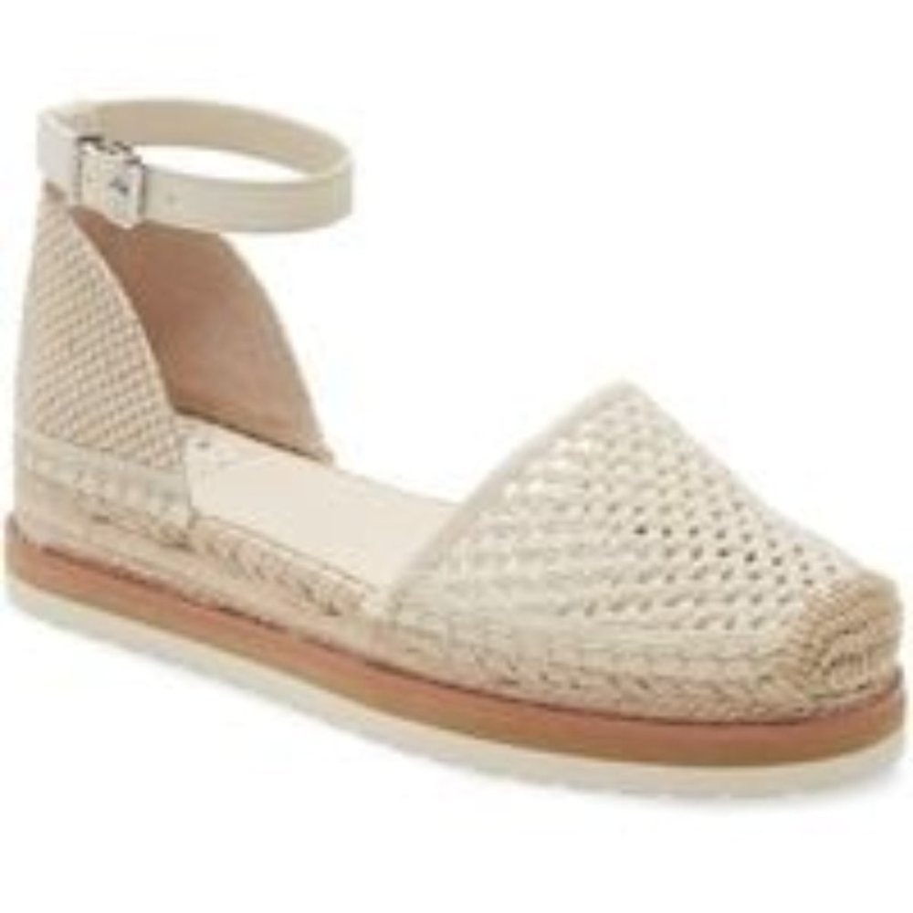 Vince Camuto Binettie Platform Espadrille in Cream /Multi Natural